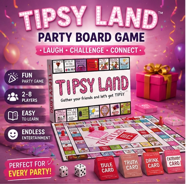 Board Game Land - Prezent na imprezę: Gry planszowe Tipsy