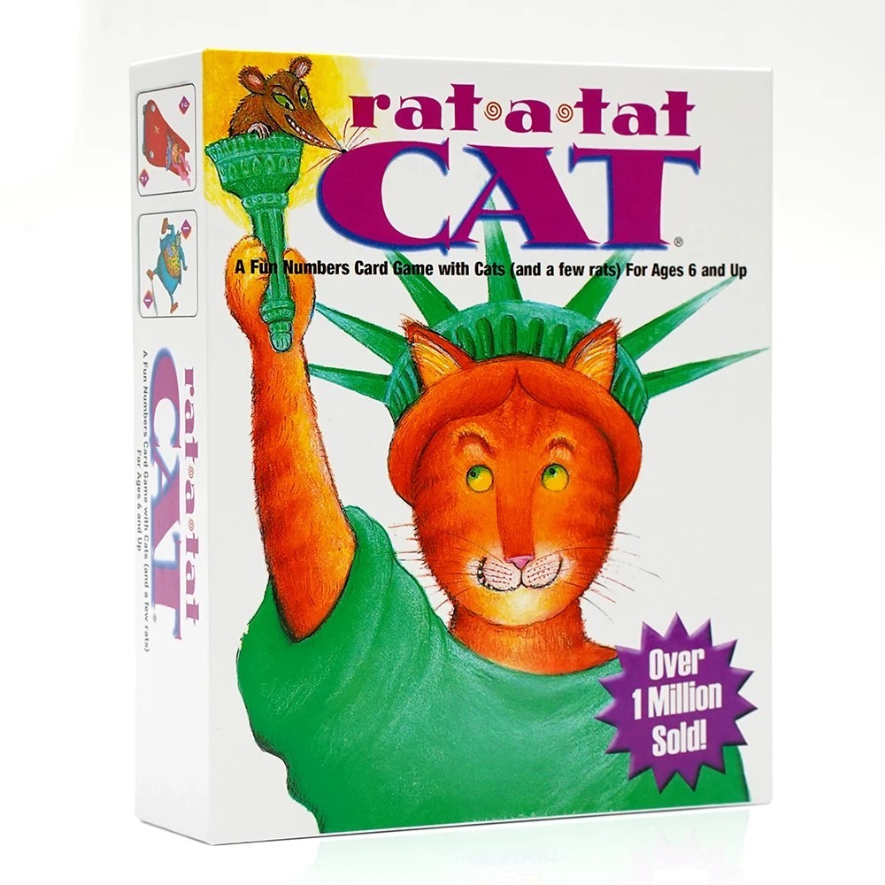 Board Game For 2 Players - Rat A Tat Cat - Zabawna