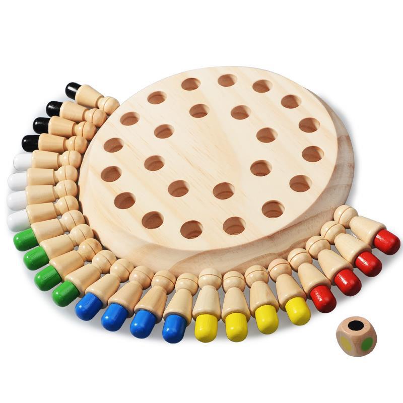 Board Game Of Life - Drewniane puzzle zabawki Montessori edukacyjne nauka