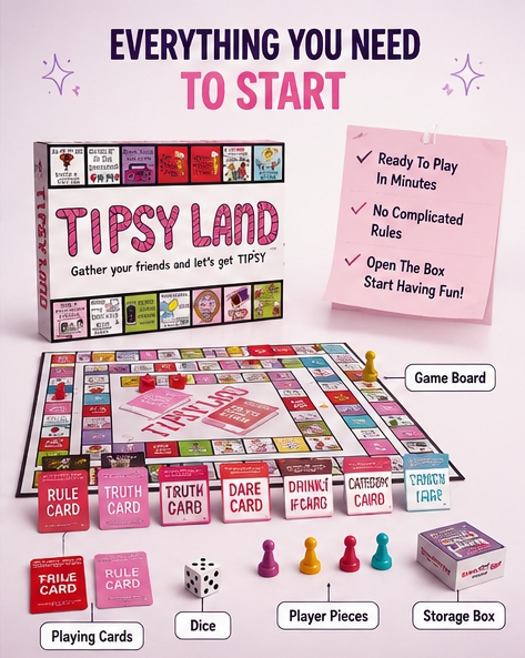 Prezent na imprezę: Gry plansz – Board Game Land recenzja i cena