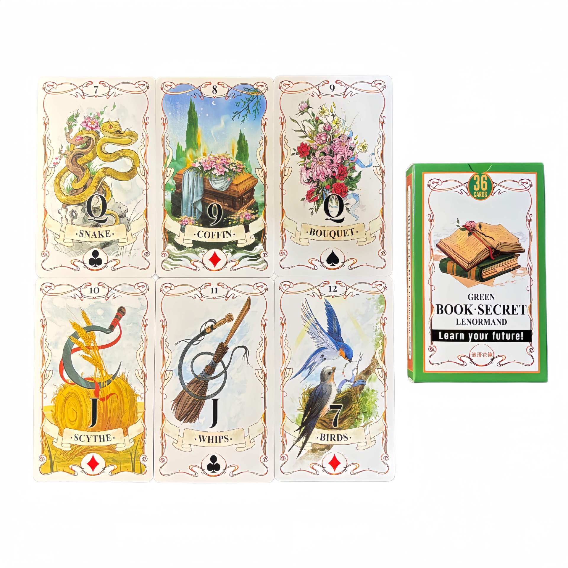 Karty Wyroczni Lenormand Green – Board Game Of Life recenzja i cena